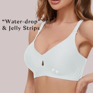 MOEOZLLO Comfort Soft Bra Seamless White Bra